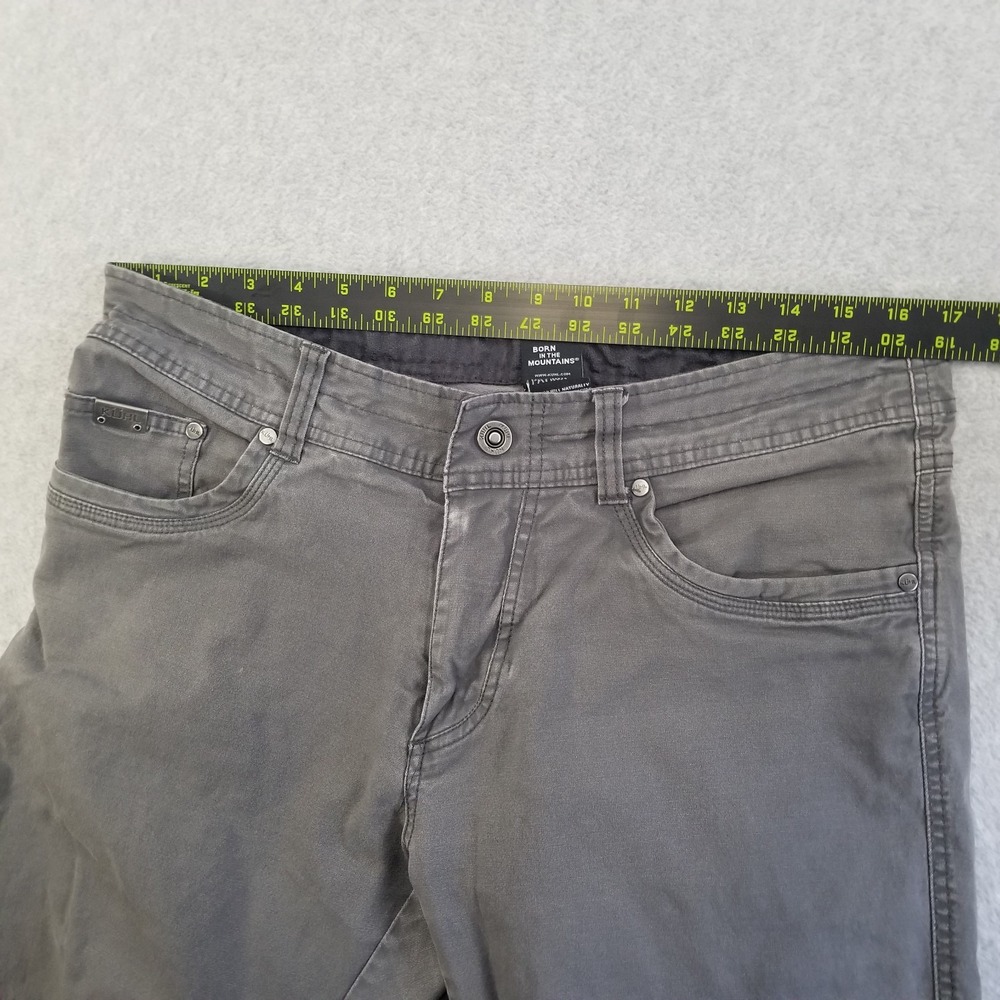 Kuhl Kanvus Jean Mens 34x32 Gray Outdoor Utility Pants Canvas Hiking - Picture 9 of 13
